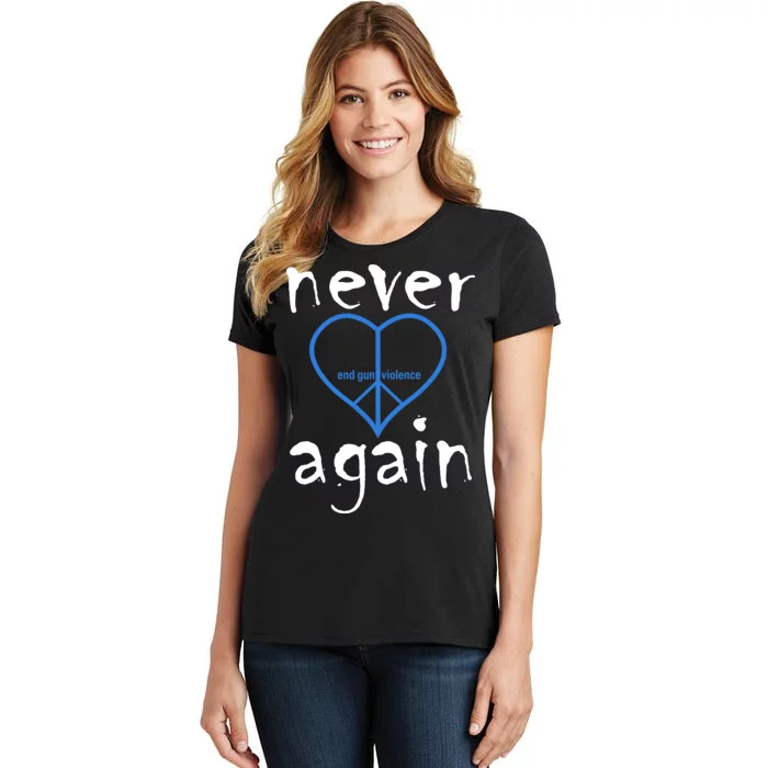 Never Again End Gun Violence Tribute Women's T-Shirt