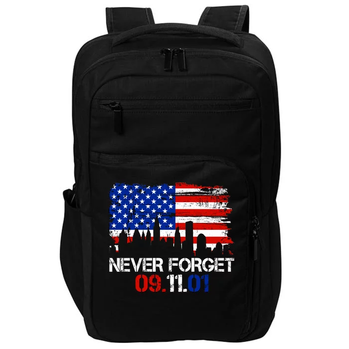 Never Forget 09.11.01 Impact Tech Backpack