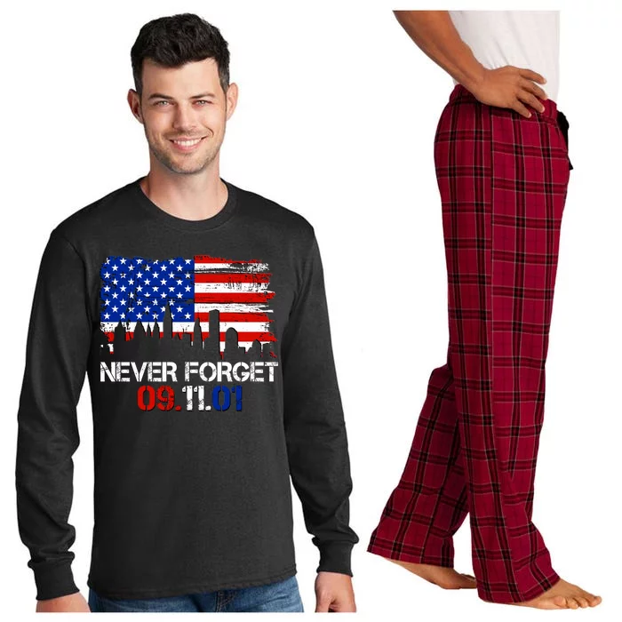 Never Forget 09.11.01 Long Sleeve Pajama Set