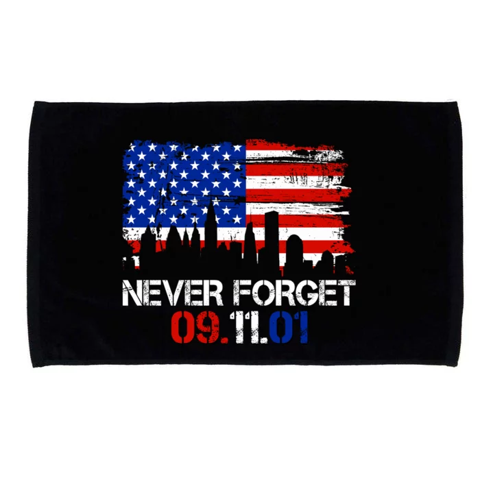 Never Forget 09.11.01 Microfiber Hand Towel