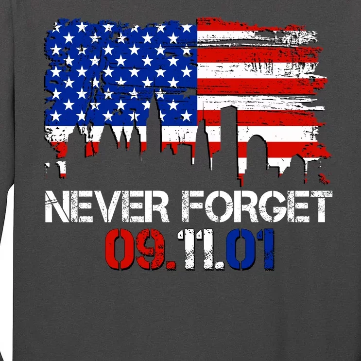 Never Forget 09.11.01 Tall Long Sleeve T-Shirt