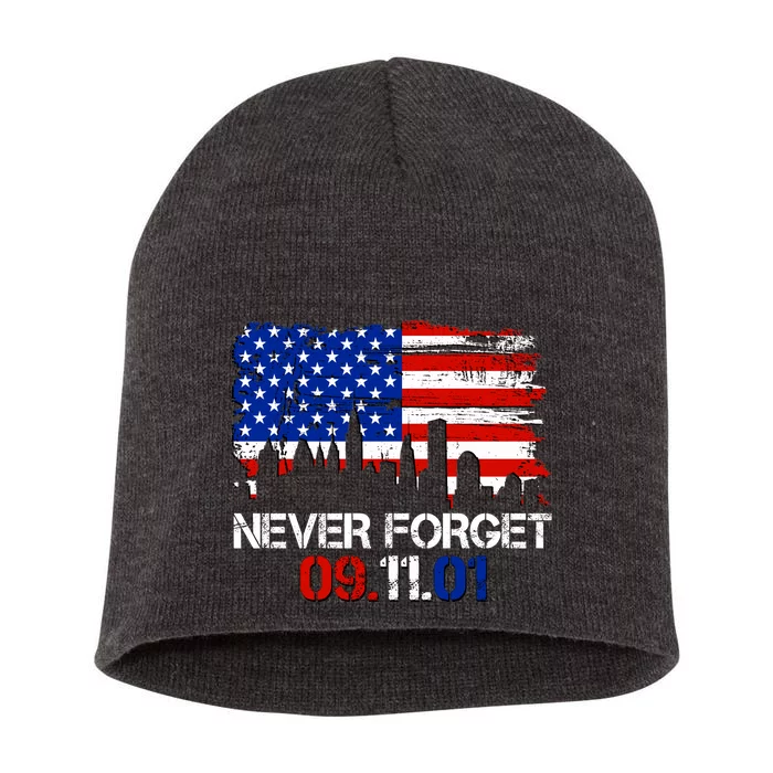 Never Forget 09.11.01 Short Acrylic Beanie