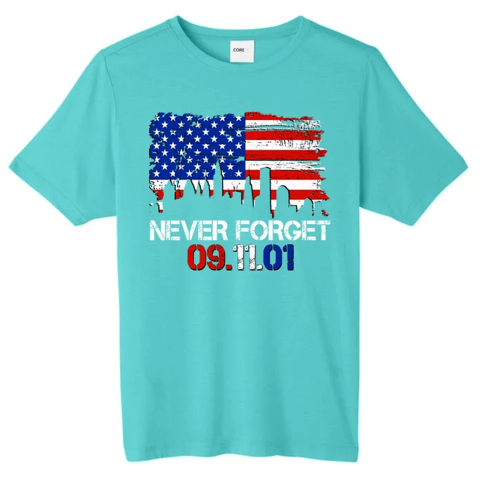 Never Forget 09.11.01 ChromaSoft Performance T-Shirt