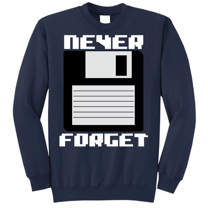 Never Forget Floppy Disc Retro Sweatshirt