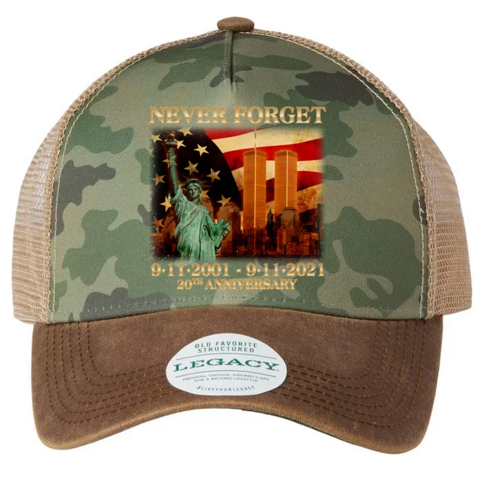 Never Forget September 11 9/11 20th Anniversary Legacy Tie Dye Trucker Hat