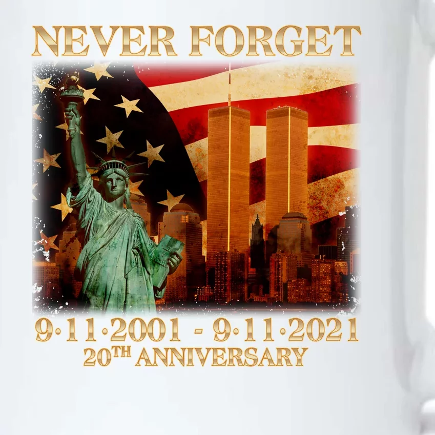 Never Forget September 11 9/11 20th Anniversary Black Color Changing Mug