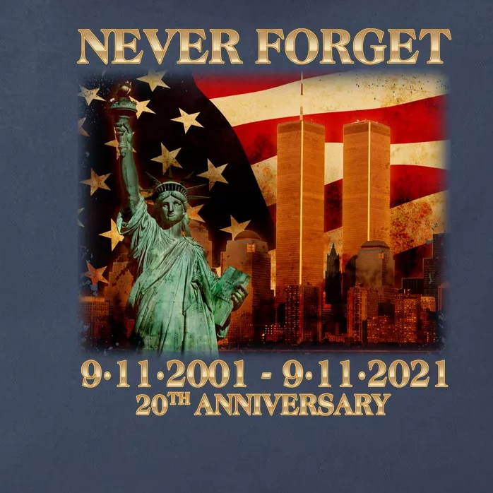 Never Forget September 11 9/11 20th Anniversary Zip Tote Bag