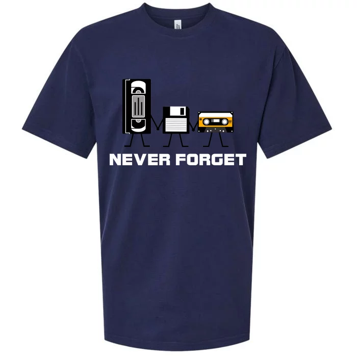 Never Forget Vintage Tapes Sueded Cloud Jersey T-Shirt