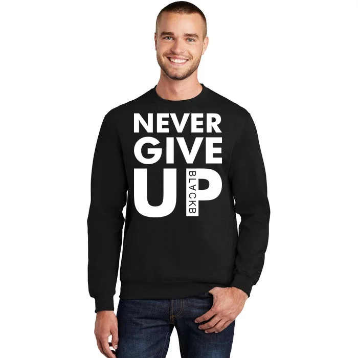 Never Give Up Black Liverpool Sweatshirt