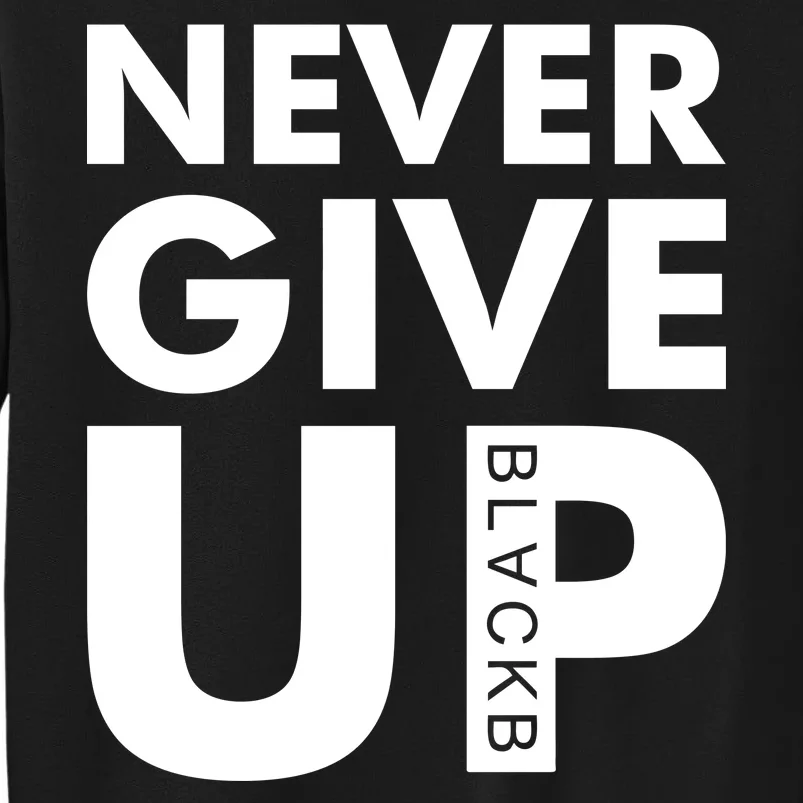 Never Give Up Black Liverpool Sweatshirt