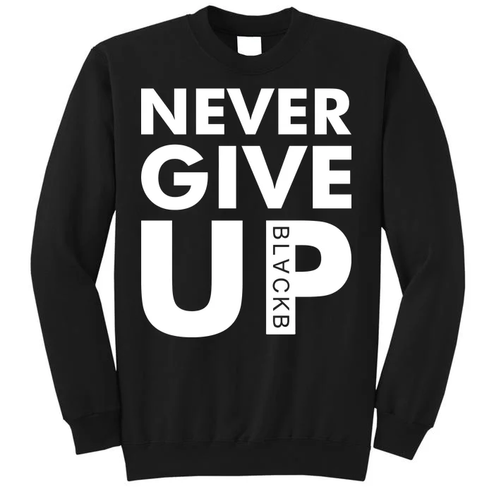 Never Give Up Black Liverpool Sweatshirt