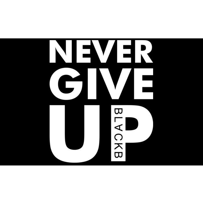 Never Give Up Black Liverpool Bumper Sticker