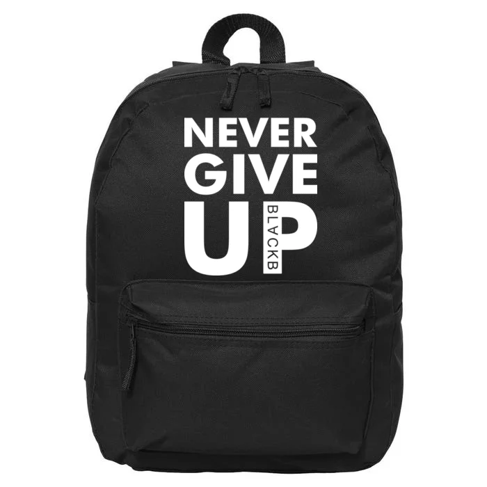 Never Give Up Black Liverpool 16 in Basic Backpack