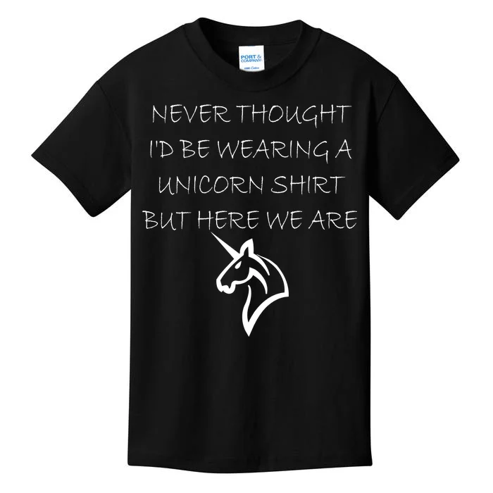 Never Thought I'd Wear A Unicorn Kids T-Shirt