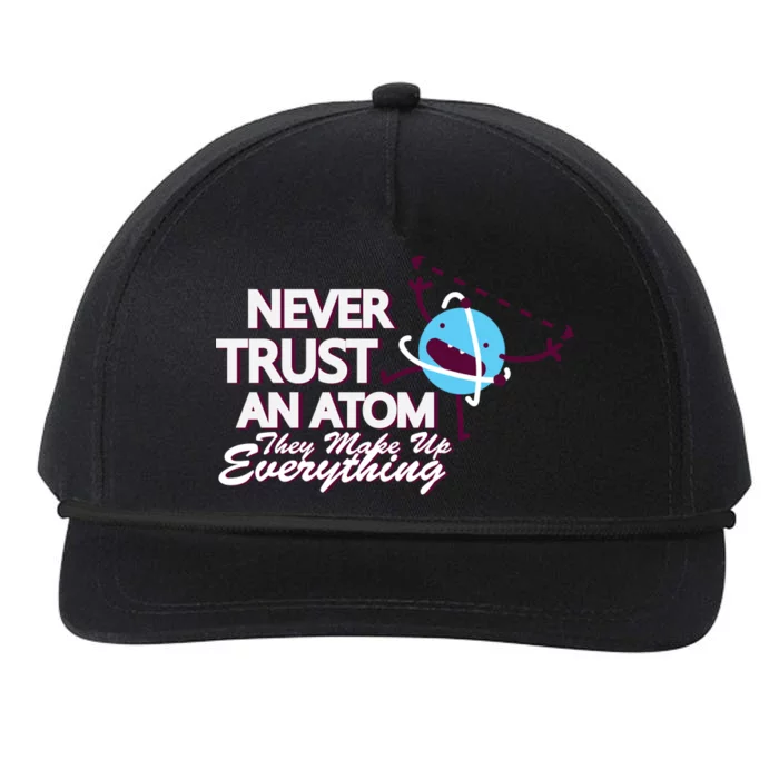 Never Trust An Atom Snapback Five-Panel Rope Hat