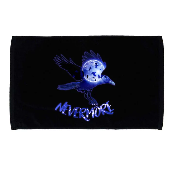 Nevermore Raven Halloween Microfiber Hand Towel