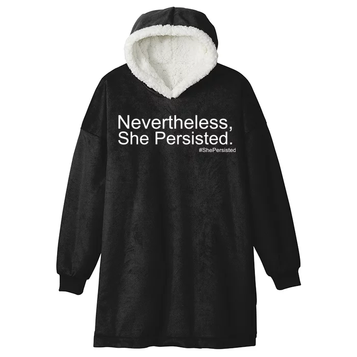 Nevertheless, She Persisted - Resist Hooded Wearable Blanket