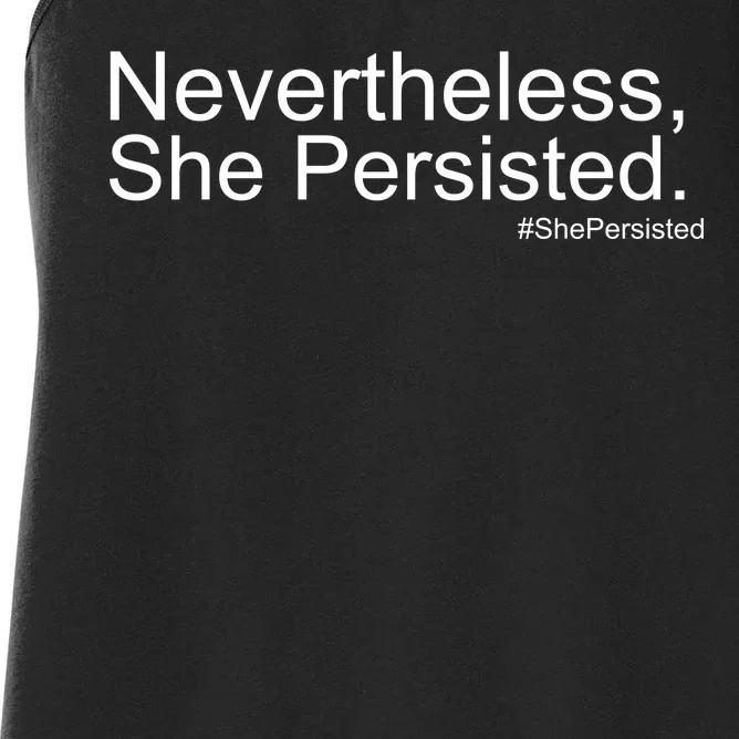 Nevertheless, She Persisted - Resist Women's Racerback Tank