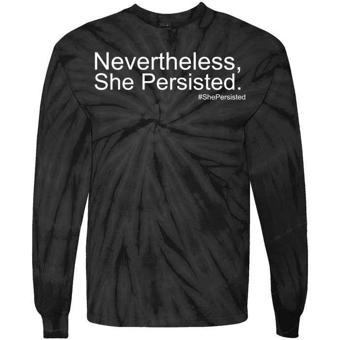 Nevertheless, She Persisted - Resist Tie-Dye Long Sleeve Shirt