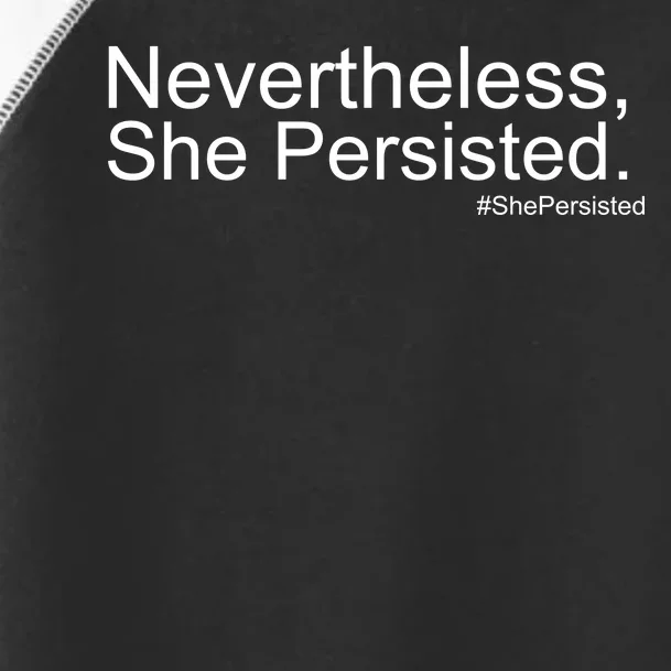 Nevertheless, She Persisted - Resist Toddler Fine Jersey T-Shirt