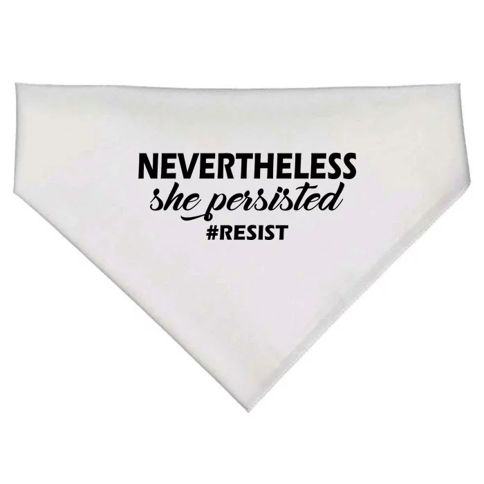 Nevertheless, She Persisted. #Resist Resistance USA-Made Doggie Bandana