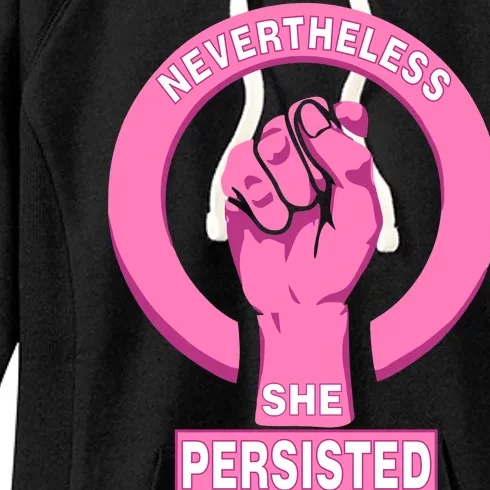 Nevertheless She Persisted Fist Tribute Women's Fleece Hoodie