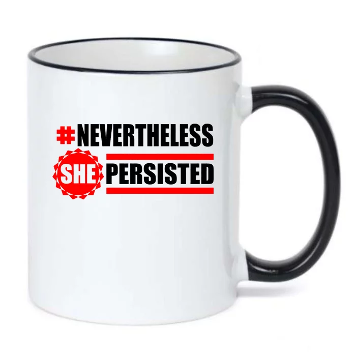 Nevertheless She Persisted NEVERTHELESS Resist Black Color Changing Mug