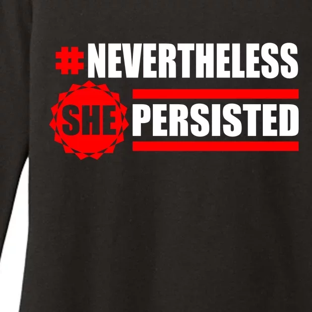 Nevertheless She Persisted NEVERTHELESS Resist Womens CVC Long Sleeve Shirt