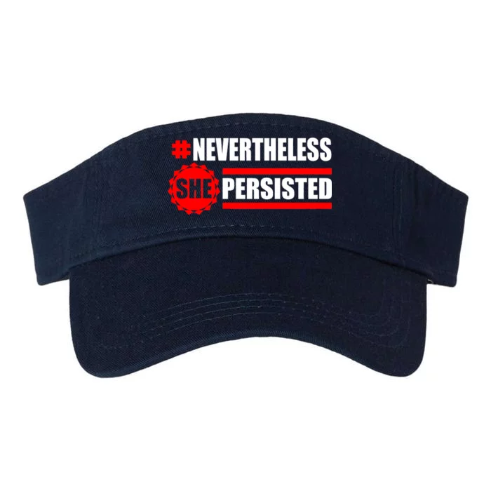 Nevertheless She Persisted NEVERTHELESS Resist Valucap Bio-Washed Visor