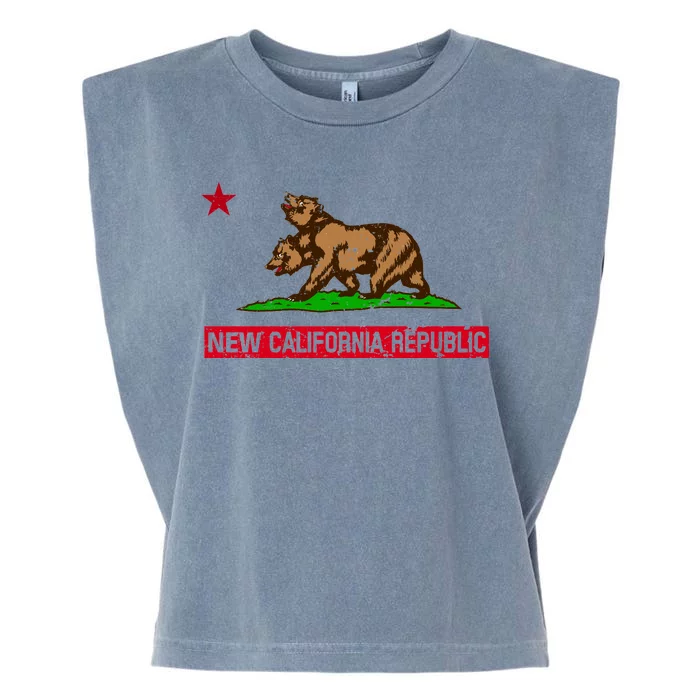 New California Republic Vintage Garment-Dyed Women's Muscle Tee