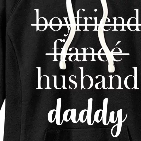 New Dad Boyfriend, Husband Fiance Women's Fleece Hoodie