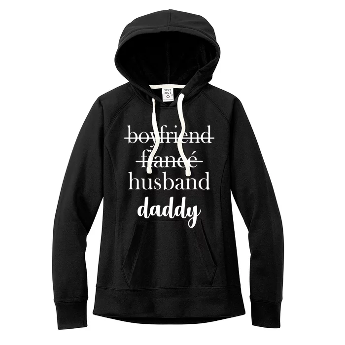 New Dad Boyfriend, Husband Fiance Women's Fleece Hoodie