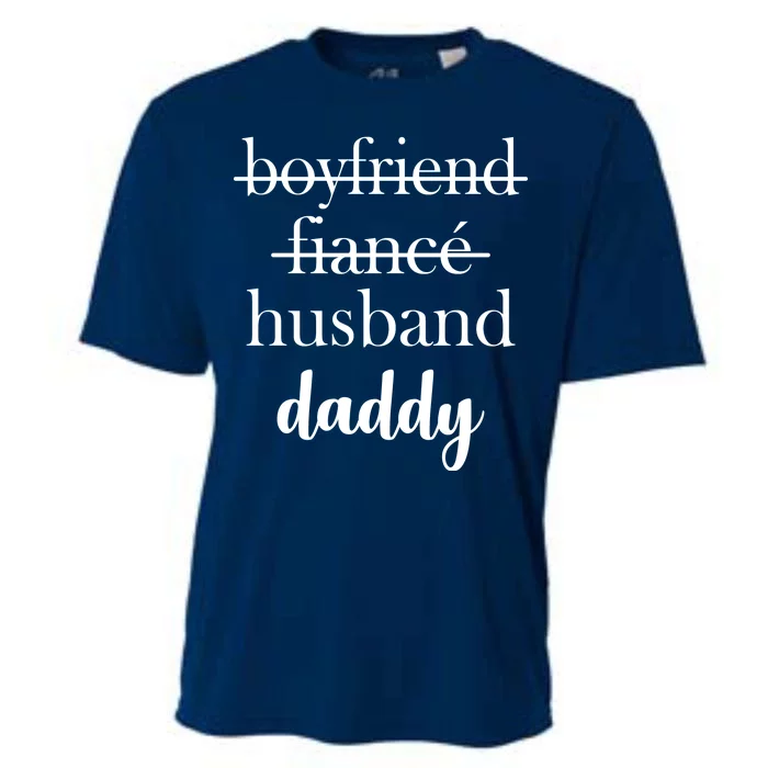 New Dad Boyfriend, Husband Fiance Cooling Performance Crew T-Shirt