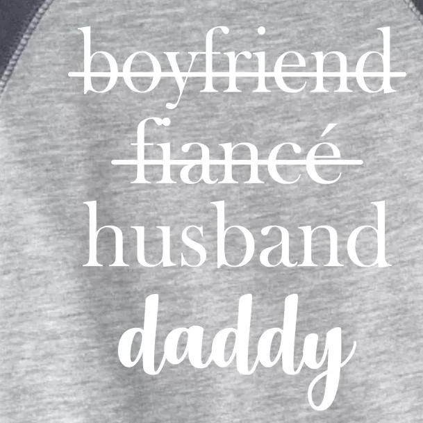 New Dad Boyfriend, Husband Fiance Toddler Fine Jersey T-Shirt