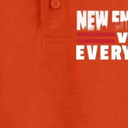 New England Vs Everybody City Dry Zone Grid Performance Polo