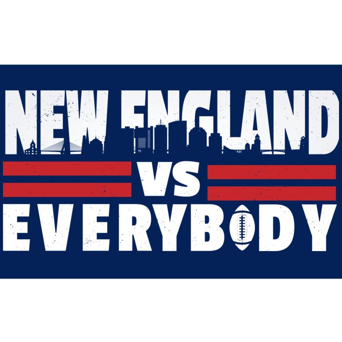 New England Vs Everybody City Bumper Sticker