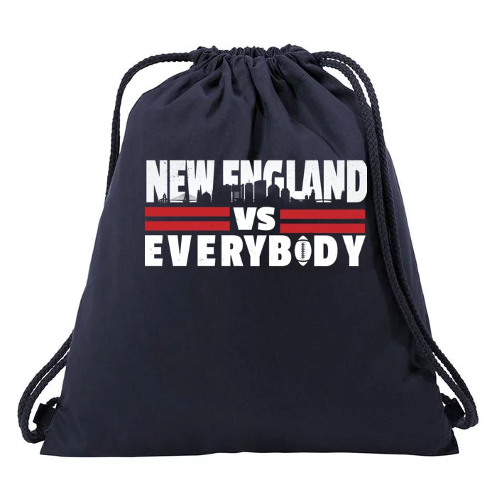 New England Vs Everybody City Drawstring Bag