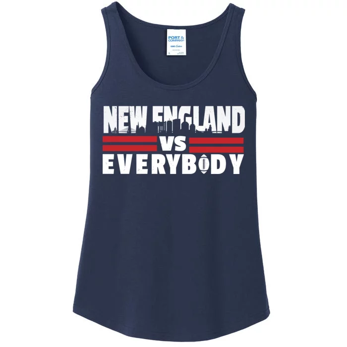 New England Vs Everybody City Ladies Essential Tank