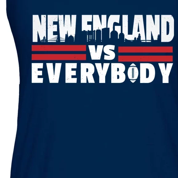 New England Vs Everybody City Ladies Essential Flowy Tank