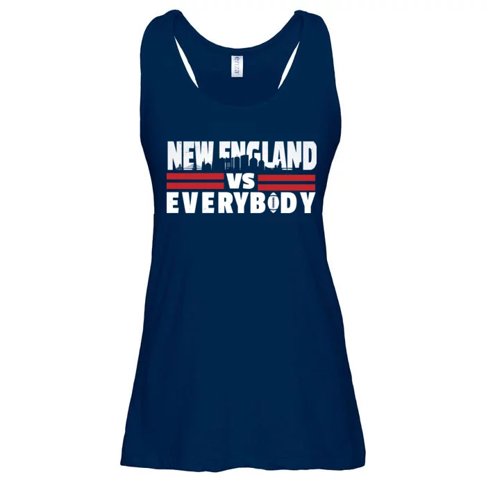 New England Vs Everybody City Ladies Essential Flowy Tank