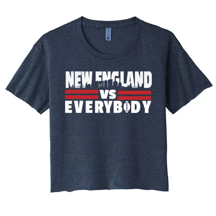 New England Vs Everybody City Women's Crop Top Tee