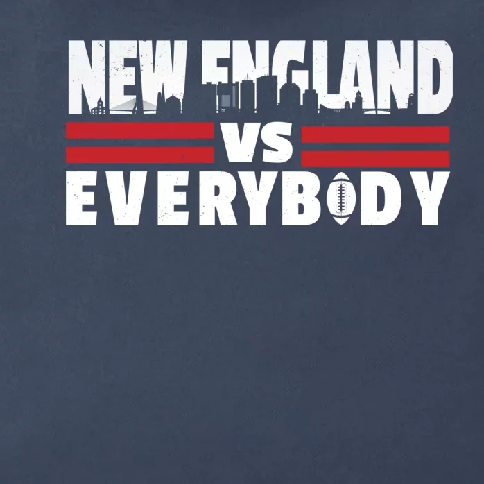 New England Vs Everybody City Zip Tote Bag