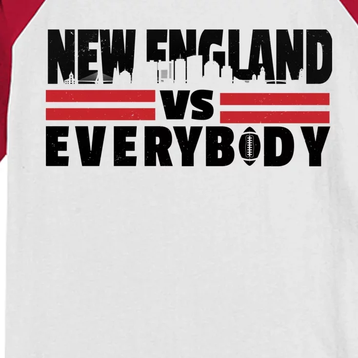 New England Vs Everybody City Kids Colorblock Raglan Jersey