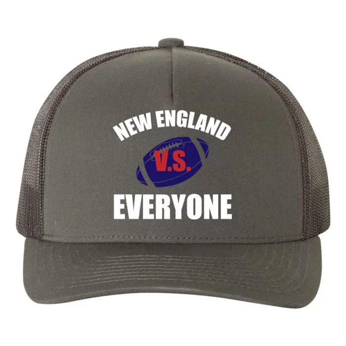 New England Vs Everyone Yupoong Adult 5-Panel Trucker Hat