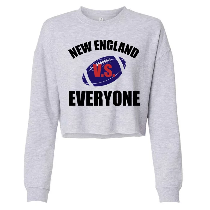 New England Vs Everyone Cropped Pullover Crew