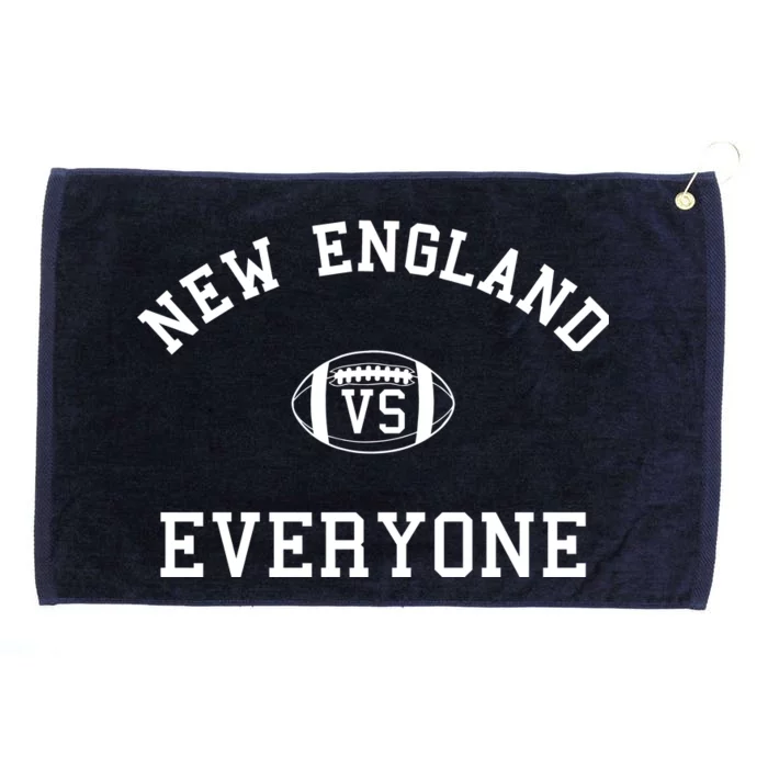 New England Vs Everyone Football Fan Grommeted Golf Towel