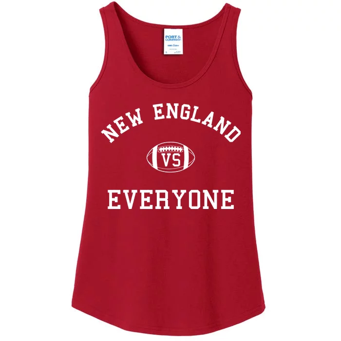 New England Vs Everyone Football Fan Ladies Essential Tank