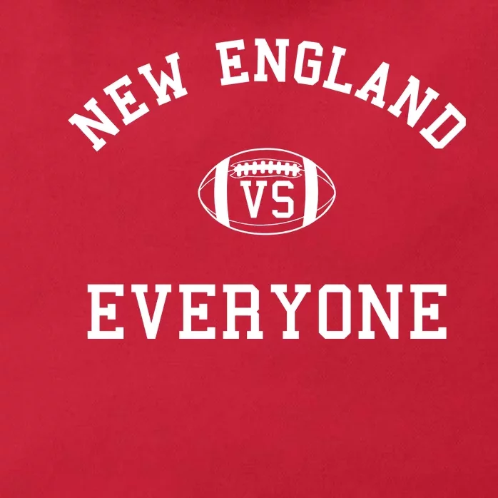 New England Vs Everyone Football Fan Zip Tote Bag