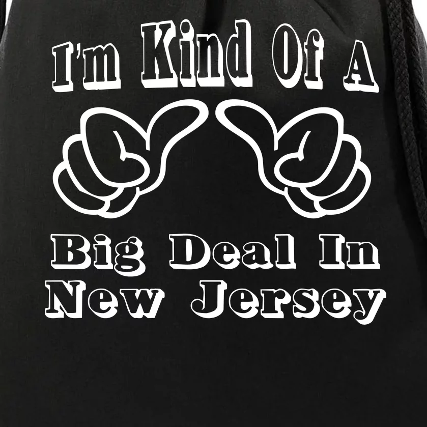 New Jersey Big Deal Drawstring Bag