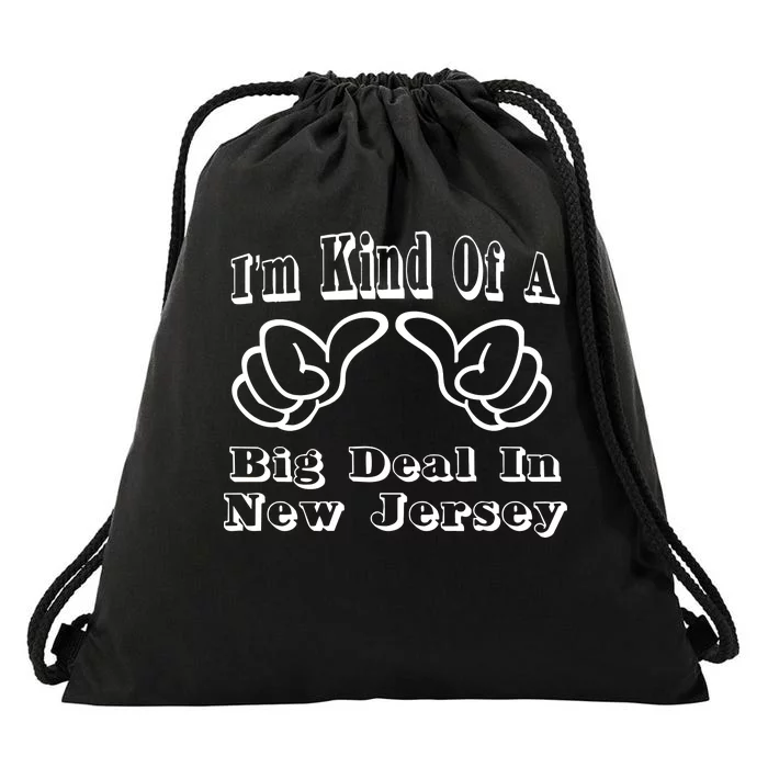 New Jersey Big Deal Drawstring Bag